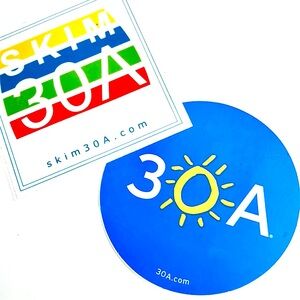 30A Beach Collectible Stickers